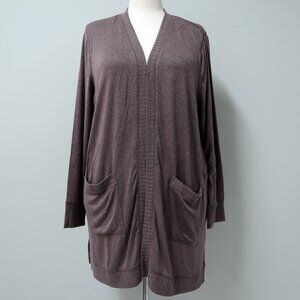 Belle by Kim Gravel Cardigan Brown XL